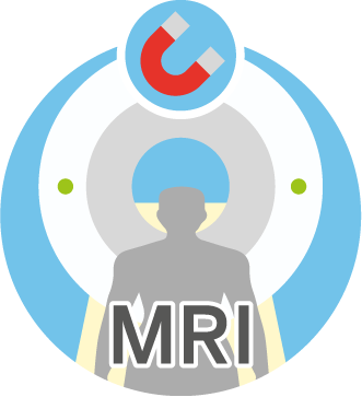 Illustration of an MRI scan