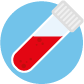blood in test tube