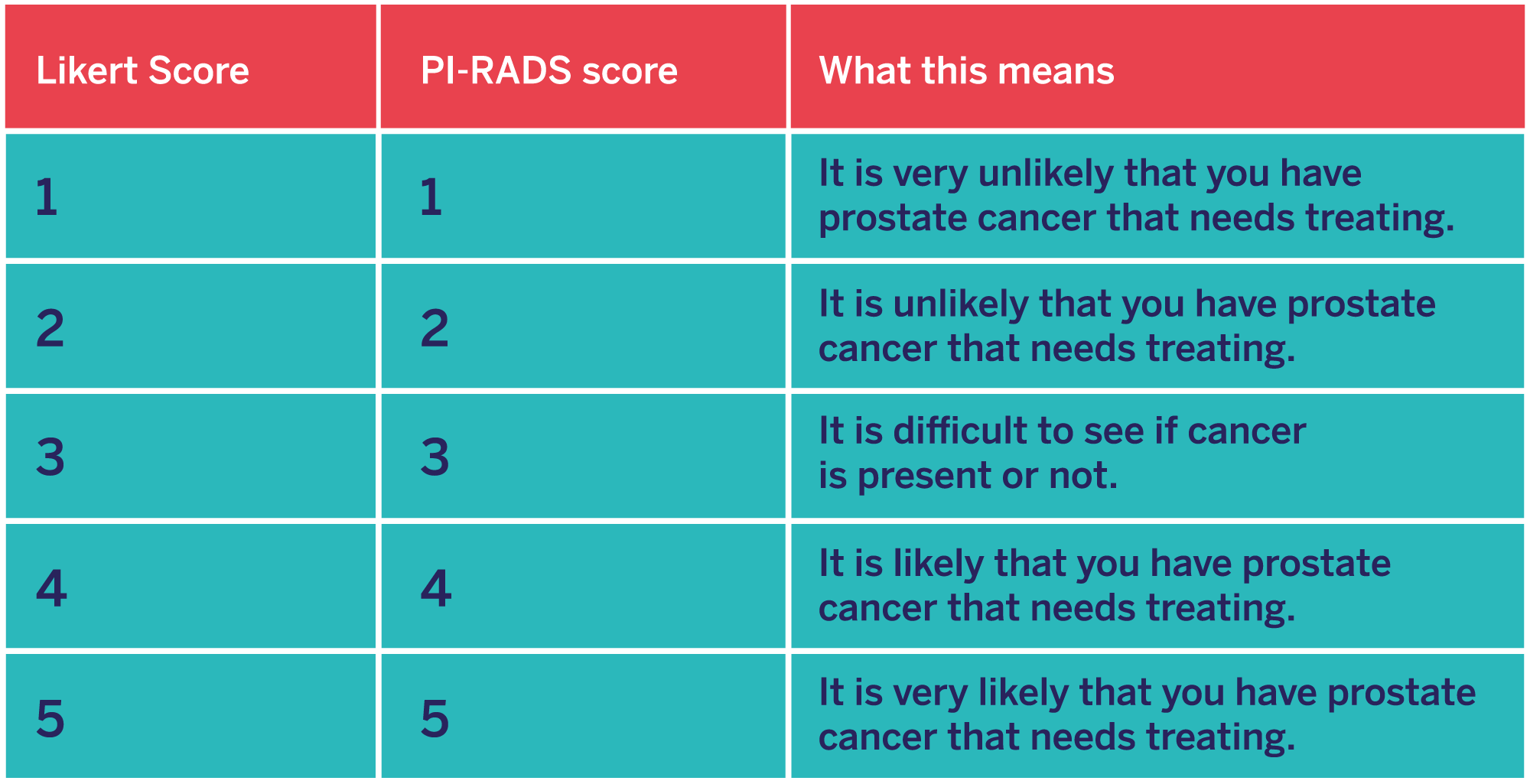 Pi-Rads score