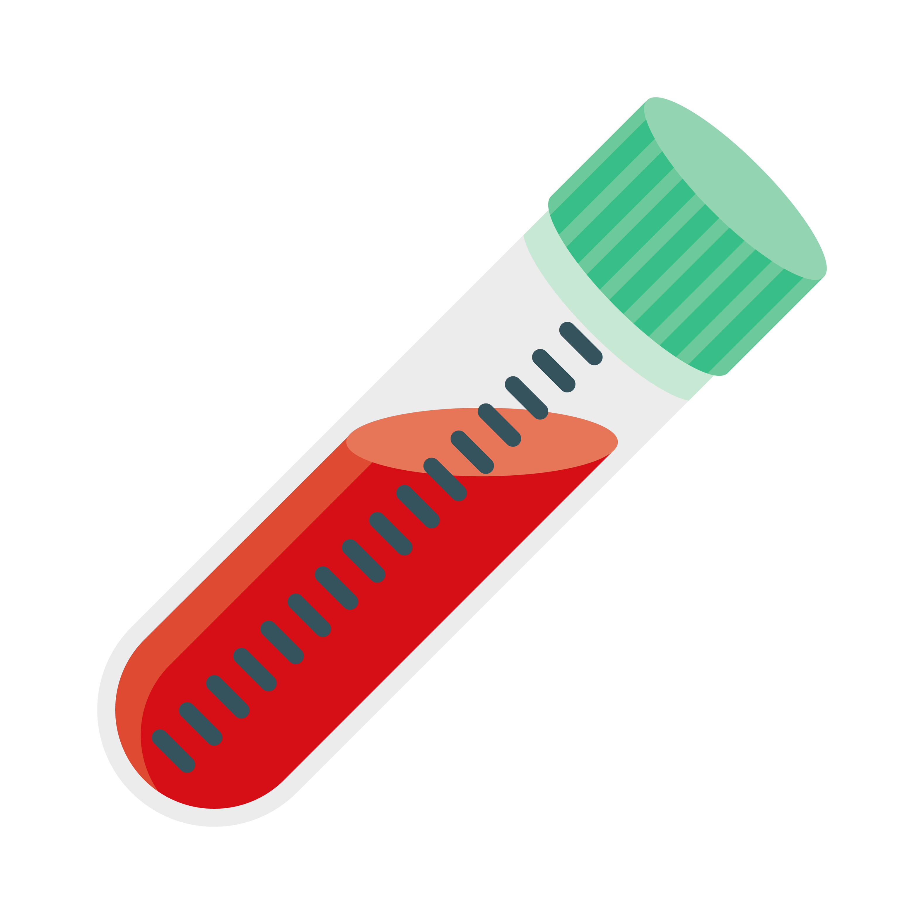 blood in test tube